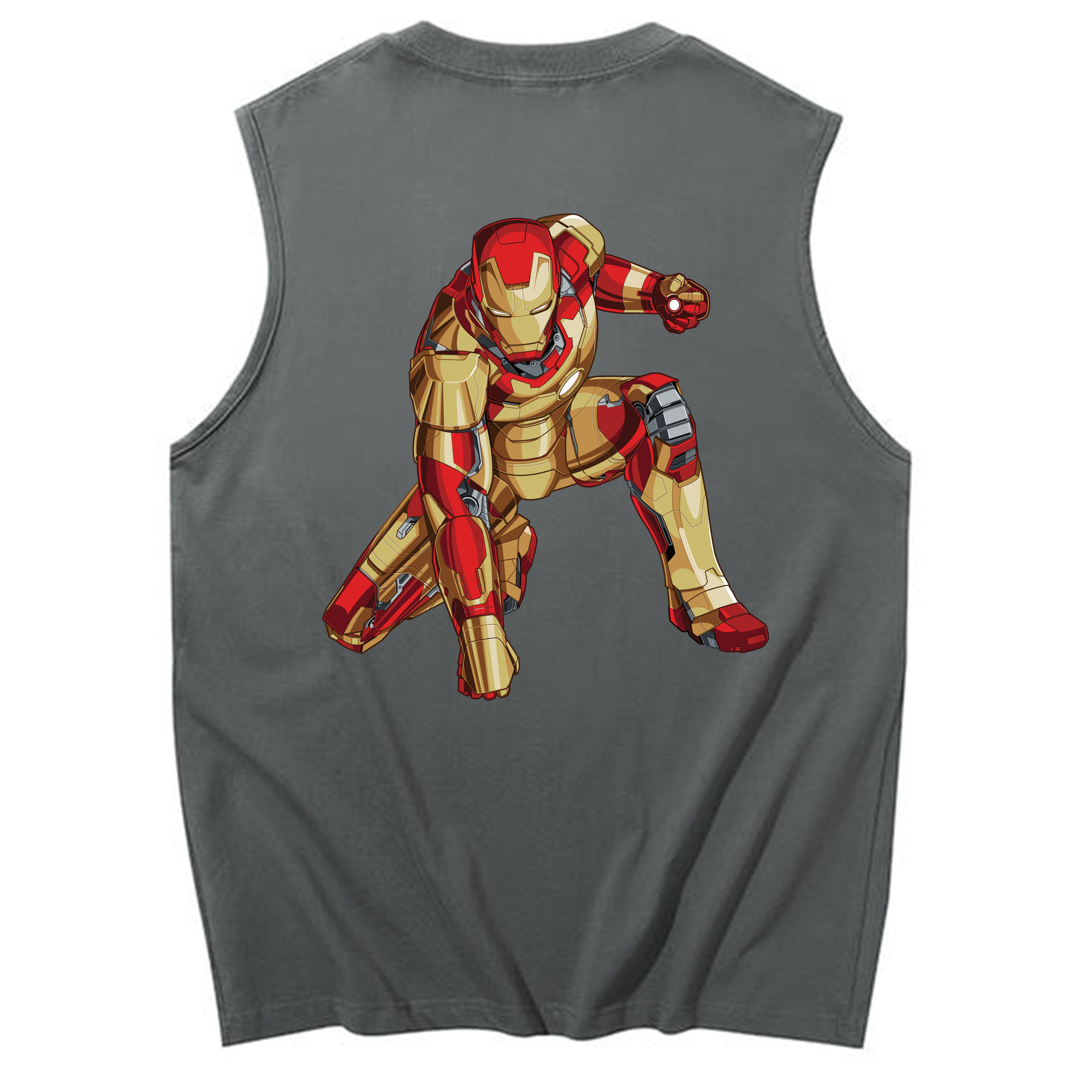 （画像用） アベンジャーズ The Avengers コットン100％タンクトップ（背面プリント）